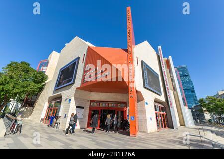 Marc Rich Israel Cinema Center, Tel Aviv, Israele Foto Stock