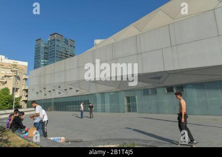 Edificio Herta E Paul Amir - Museo D'Arte, Tel Aviv, Israele Foto Stock