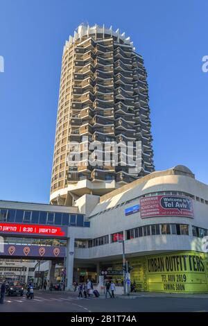 Dizengoff Tower, Tel Aviv, Israele Foto Stock