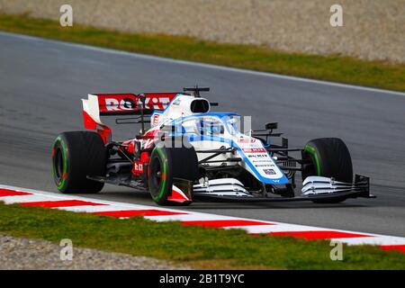 Barcellona (Spagna), Italia, 27 Feb 2020, Nicolas Latifi Durante I Test Pre-Stagione 2020 - Formula 1 Championship - Credit: Lps/Alessio De Marco/Alamy Live News Foto Stock