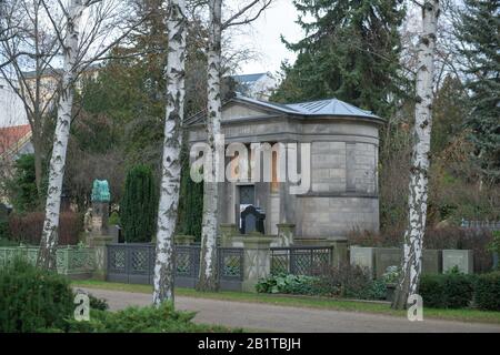 Mausoleo Hitzig, Dorotheenstädtischer Friedhof, Chausseestraße, Mitte, Berlino, Deutschland Foto Stock