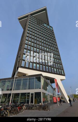 Torre di N dam, Overhoeksplein, Amsterdam, Niederlande Foto Stock