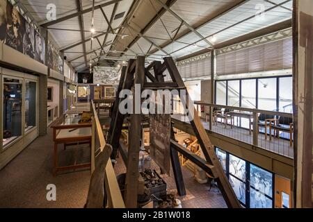 AlL'Interno Del Radstock Museum, North Somerset Coalfield Heritage Museum, A Radstock, Somerset, Regno Unito, Il 27 Febbraio 2020 Foto Stock