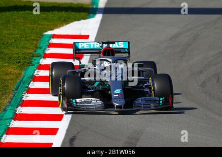 Bottas durante i test pre-stagione 2020, Campionato di Formula 1 a Barcellona (Spagna), Italia, 27 febbraio 2020 Foto Stock