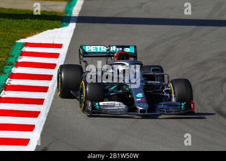 27 febbraio 2020, Barcellona (Spagna, Italia: Barcellona (spagna), Italia, 27 febbraio 2020, BOTTAS durante - credito: LM/Alessio De Marco (Credit Image: © Alessio De Marco/LPS via ZUMA Wire) Foto Stock