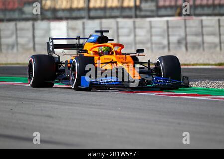 Barcellona (Spagna), Italia, 27 Feb 2020, Norris Durante I Test Pre-Stagione 2020 - Campionato Di Formula 1 - Credito: Lps/Alessio De Marco/Alamy Live News Foto Stock