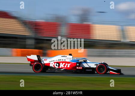 Barcellona (Spagna), Italia, 27 Feb 2020, Latifi Durante I Test Pre-Stagione 2020 - Campionato Di Formula 1 - Credito: Lps/Alessio De Marco/Alamy Live News Foto Stock
