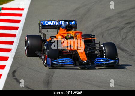 Barcellona (Spagna), Italia, 27 Feb 2020, Norris Durante I Test Pre-Stagione 2020 - Campionato Di Formula 1 - Credito: Lps/Alessio De Marco/Alamy Live News Foto Stock