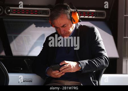 Montmelo, Spagna. 27th Feb, 2020. Carlos Sainz Sr Formula 1 World Championship 2020, Winter testing Days 2 2020 Barcelona, 27-02-2020. Foto Federico Basile/Insidefoto Credit: Insidefoto Srl/Alamy Live News Foto Stock