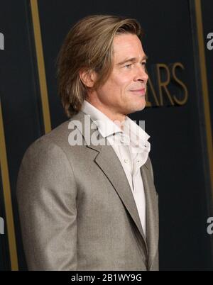 92nd Academy Awards (Oscar) pranzo Nominees tenuto presso la sala da ballo Ray Dolby presso l'Hollywood & Highland di Los Angeles, California. Con: Brad Pitt Dove: Los Angeles, California, Stati Uniti Quando: 27 Jan 2020 Credit: Adriana M. Barraza/Wenn Foto Stock