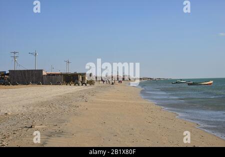 Villaggio di Wayuu tradizionale, Cabo de la vela, Guajira, Colombia Foto Stock