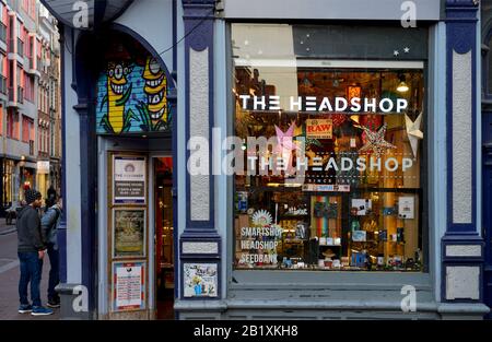 ´The Headshop´, Kloveniersburgwal, Amsterdam, Niederlande Foto Stock