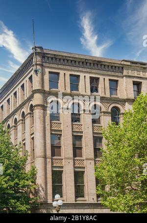 Vecchio Edificio Classico A Seattle Foto Stock
