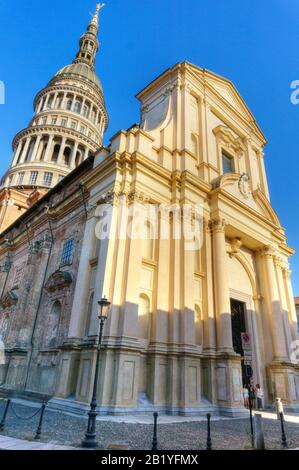 Italia, Piemonte, Novara, Basilica Di San Gaudenzio Foto Stock