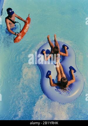 Parco acquatico Sun Splash Family, Cape Coral, Florida, Stati Uniti Foto Stock