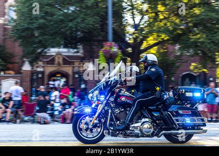 Atlanta Moto Di Polizia Foto Stock