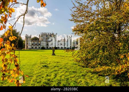 Sherborne 'New' Castle costruito nel 1594 da Sir Walter Raleigh, Sherborne, Dorset, Inghilterra, Regno Unito Foto Stock