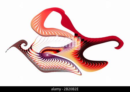 Arte Astratta Phoenix Foto Stock