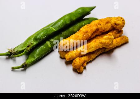 Un'immagine di biscotti con piselli Foto Stock