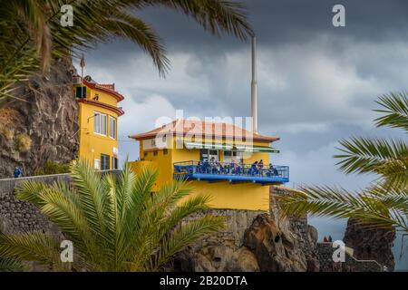 Restaurante ´Sol Poente`, Ponta do Sol, Madeira, Portogallo Foto Stock