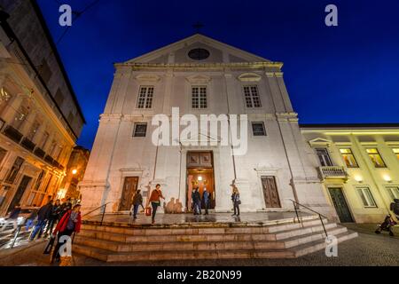 Kirche ´Igreja De Sao Roque´, Largo Trindade Coelho, Lissabon, Portogallo Foto Stock