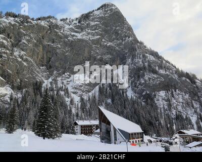 Seilbahn der Marmolada, Malga Ciapela, Dolomiten, Italien Foto Stock