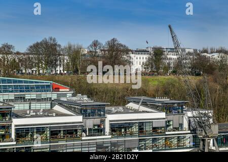 Altonaer Aussichtsplattform Balkon, Altona Amburgo, Deutschland Foto Stock