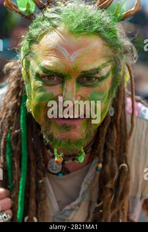 Jack In The Green Festival, Hastings, East Sussex, Inghilterra, Regno Unito Foto Stock