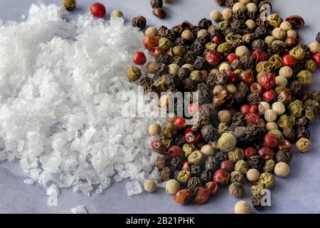 sale e pepe Foto Stock