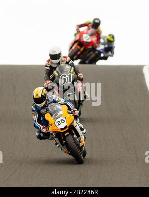 Melbourne, Australia, 29 Febbraio 2020. Daniel Falzon (25) durante il Motul FIM Superbike World Championship, Phillip Island Circuit, Australia. Credito: Dave Hewison/Alamy Live News Foto Stock