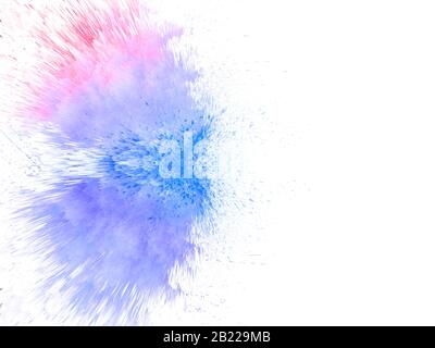 Abstract bella colorata illustrazione acquarello dipinto lo sfondo colorato pennello per sfondo background texture. Foto Stock