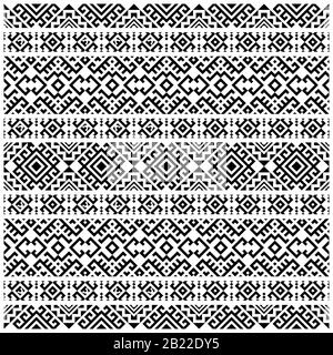 Disegno vettoriale Marocchino senza cuciture, illustrazione geometrica astratta dello sfondo, motivo tessile motivi persiani Foto Stock