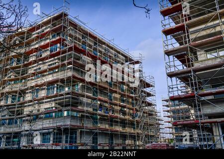 Wohnungsbau, Maximilians Quartier, Forckenbeckstraße, Schmargendorf, Wilmersdorf, Berlin, Deutschland Foto Stock