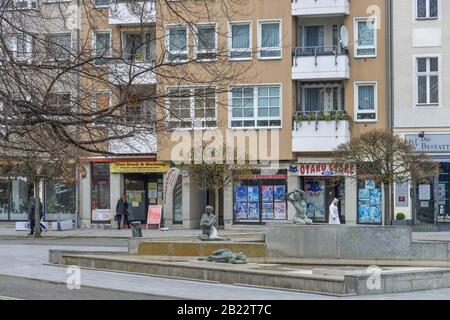 Franz-Neumann-Platz, Reinickendorf, Berlino, Deutschland Foto Stock