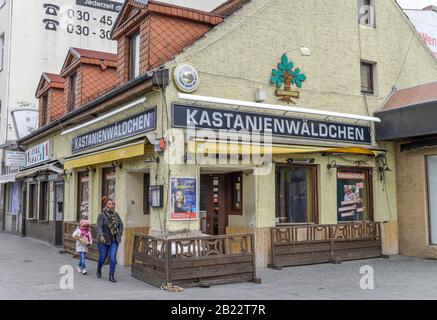 Restaurant 'Kastanienwäldchen', Residenzstraße, Reinickendorf, Berlin, Deutschland Foto Stock