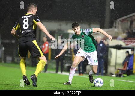 28th febbraio 2020, Cork, Irlanda - League of Ireland Premier Division: Cork City FC 1 - Finn Harps FC 0 Foto Stock