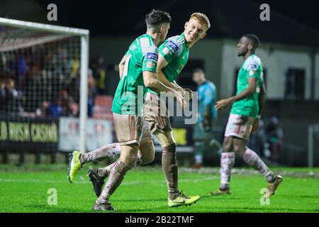 28th febbraio 2020, Cork, Irlanda - League of Ireland Premier Division: Cork City FC 1 - Finn Harps FC 0 Foto Stock