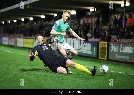 28th febbraio 2020, Cork, Irlanda - League of Ireland Premier Division: Cork City FC 1 - Finn Harps FC 0 Foto Stock