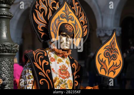 Carnevale E Maschere Del Canaletto Di Venezia Foto Stock