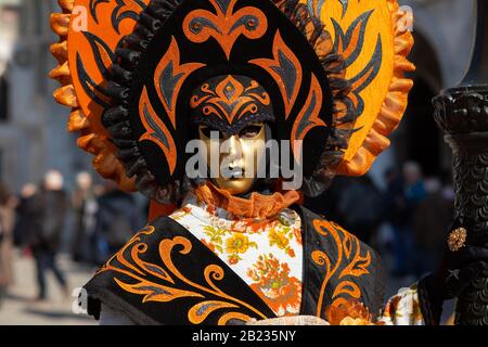 Carnevale E Maschere Del Canaletto Di Venezia Foto Stock