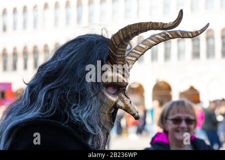 Carnevale E Maschere Del Canaletto Di Venezia Foto Stock