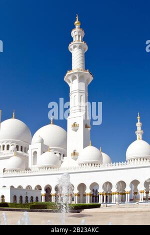 Abu Dhabi - Grosse Moschee Foto Stock