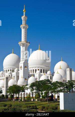 Abu Dhabi - Grosse Moschee Foto Stock