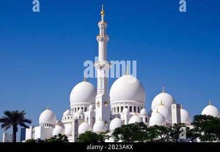 Abu Dhabi - Grosse Moschee Foto Stock