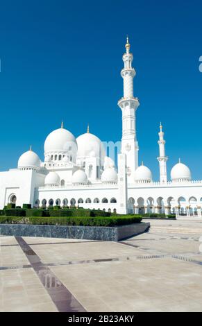 Abu Dhabi - Grosse Moschee Foto Stock