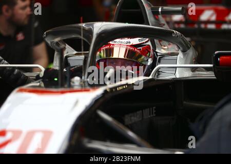 Kevin magnussen (den) haas f1 team vf-20 durante i test pre-stagione 2020, Barcellona (Spagna), Italia, 21 Feb 2020, Motors Formula 1 Championship Foto Stock