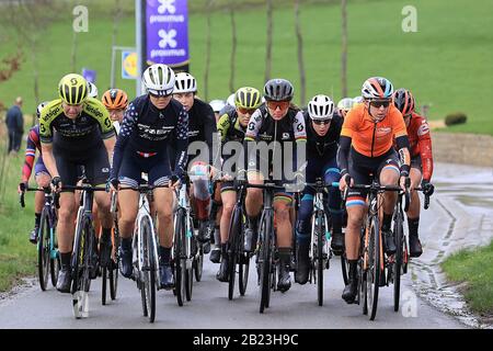 Nove, Belgio. 29th Feb, 2020. Nove, 29-02-2020, ciclismo, omloop het nieuwsblad, donne, il omloop het nieuwsblad per donne credito: Pro Shots/Alamy Live News Foto Stock