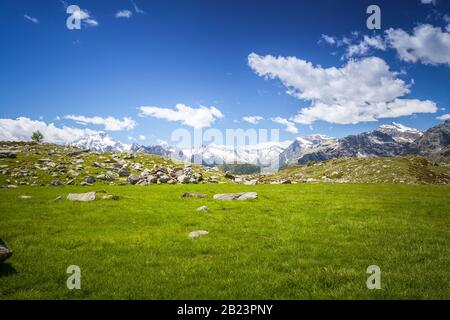 Valmalenco (IT) - Vista verso Monte Disgrazia Foto Stock