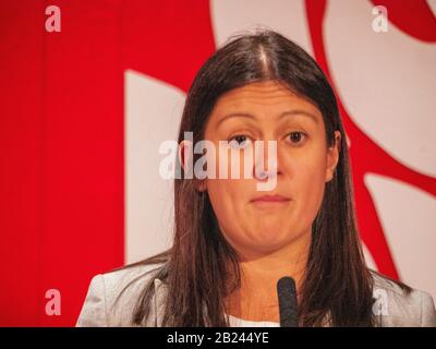 Lisa Nandy MP per Wigan contender per leader del Labor Party Foto Stock