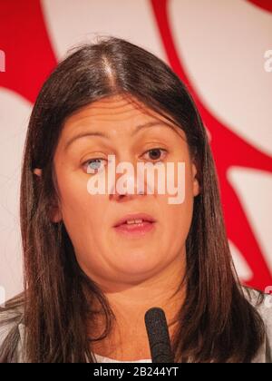 Lisa Nandy MP per Wigan contender per leader del Labor Party Foto Stock